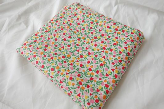 Cheerful Meadow Floral Cotton Fabric - 1.64 yd