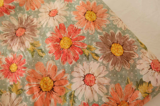 Vintage Daisy Lightweight Cotton Lawn Fabric – 2.5 yd