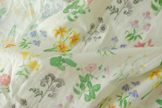 Botanical Sketchbook Cotton Poplin – 3.3 yd