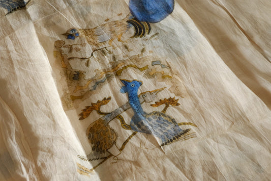 Mythical Creatures Pure Ramie Fabric – 1.6 yd