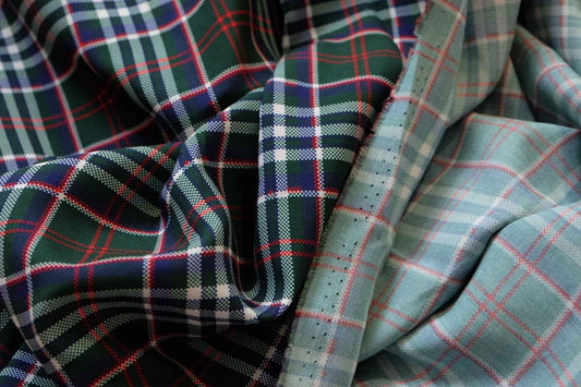 3 for 58 | Soft Plaid Cotton Fabric — 3.28 Yards