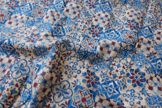 Vintage Tile Cotton Linen Blend — 3.28 yd