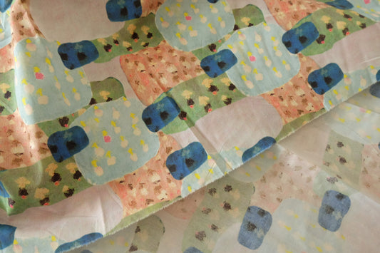 Painted Garden Cotton Lawn – 2.19 yd