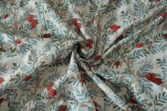 Soft Botanical Tencel Cotton Fabric – 3.3 yd