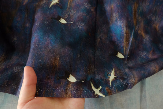 Twilight Birds 20s Cotton Fabric – 1.6 yd