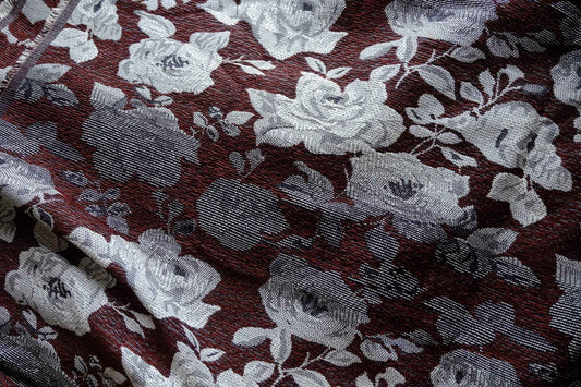 Designer Floral Cotton Brocade – 1.6 yd