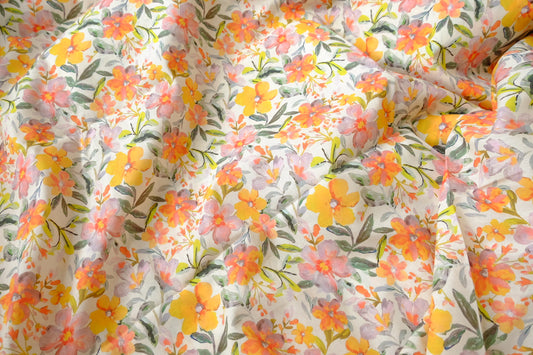 Watercolor Meadow Cotton, 2.2 Yards