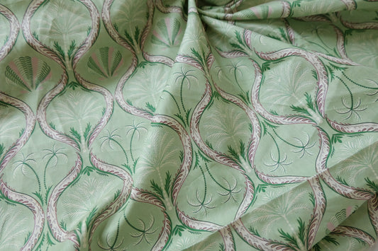 Green Palm Fine Cotton Lawn — 1.2 yd