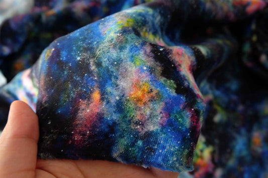 Galaxy Print Rayon Fabric – 1.9 yd