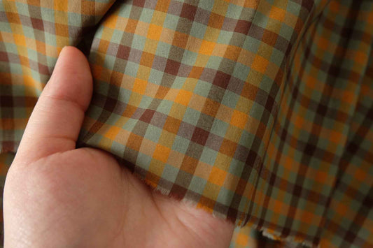 Autumn Plaid Polyamide Blend – 2.2 yd