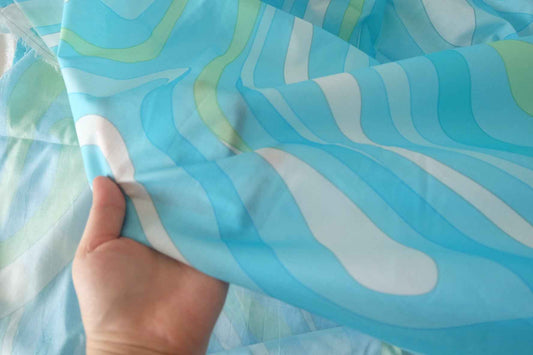 Aqua Current Cotton Lawn – 3.5 yd