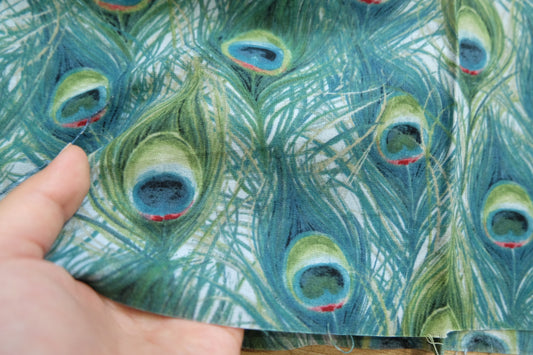 Peacock Feather Cotton — 3.0 yd