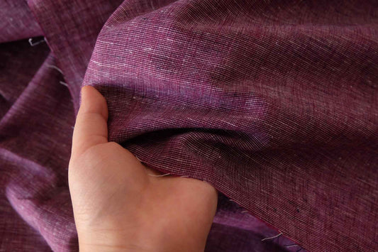 Berry Yarn-Dyed Linen Cotton – 2.2 yd