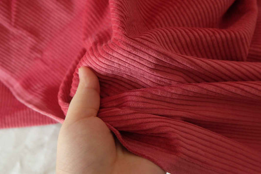 Dusty Rose Wide-Wale Cotton Corduroy – 2.2 yd