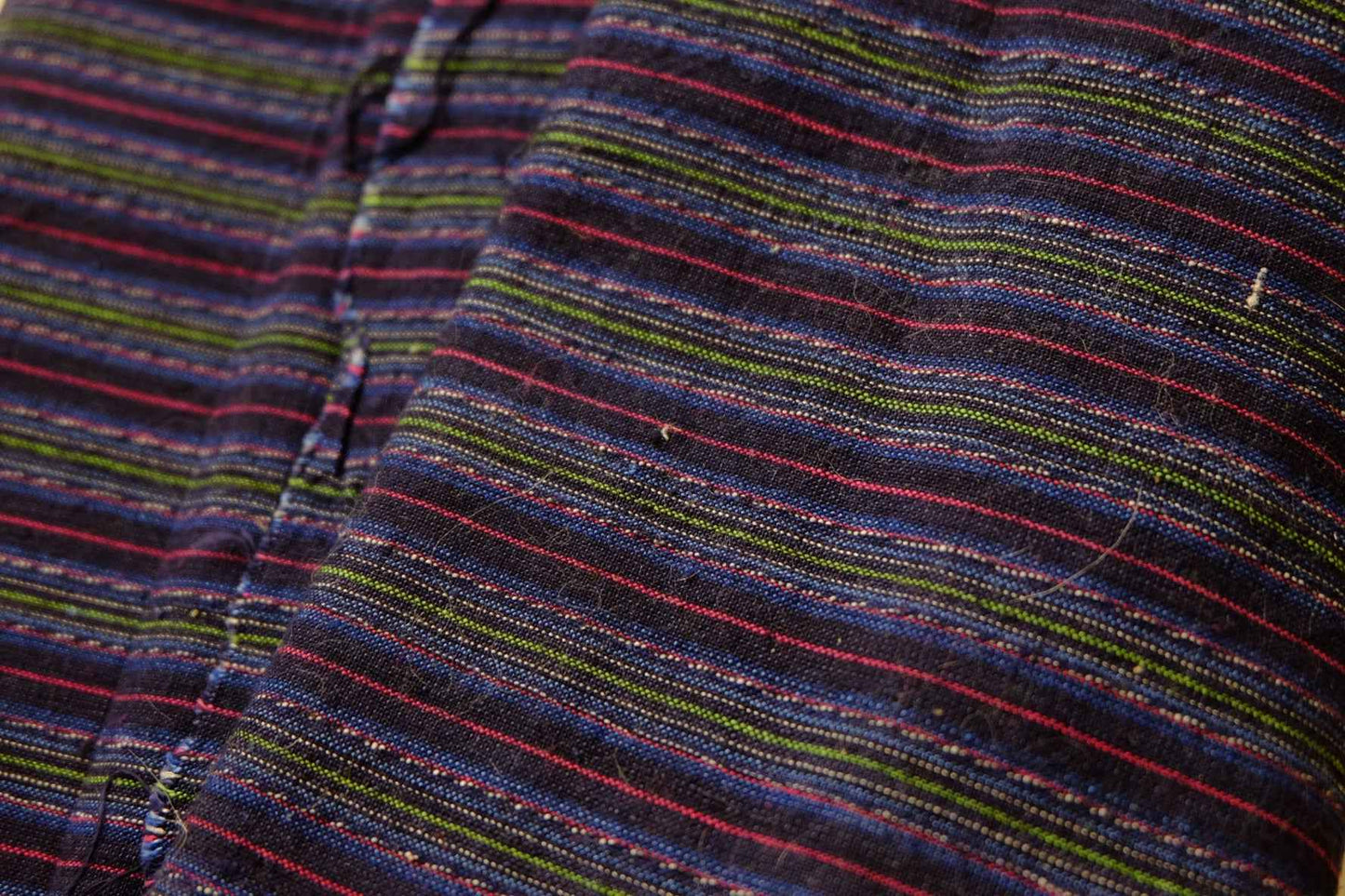 A035 Shanghai Pheasant: Prussian Blue Tǔbù with Pheasant Pattern - 47.5cm Width | 7 - Meter Archive - BUBBO