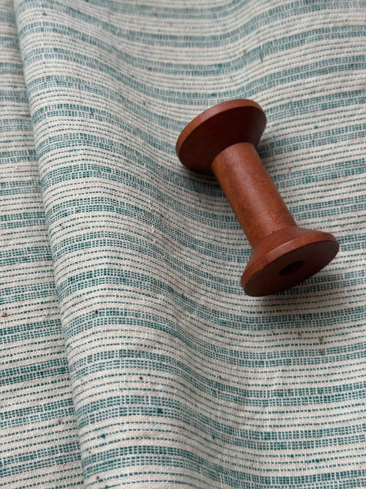 A038 Jade Sprinkles: Green Dot - Stripe Tǔbù - 37cm Width - BUBBO