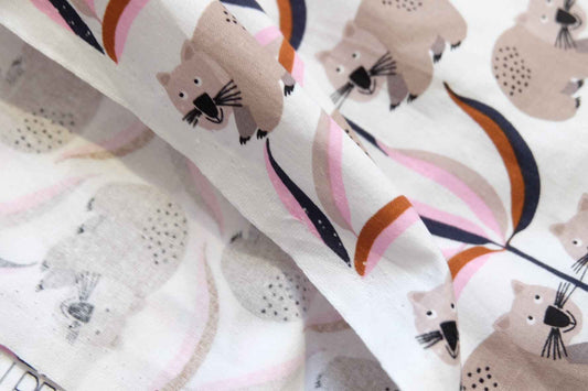 Australian Brand Deadstock Cotton – 1.6 Yards - BUBBO