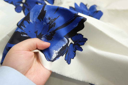 Australian Designer Deadstock Floral Cotton Poplin 3.3 Yards - BUBBO