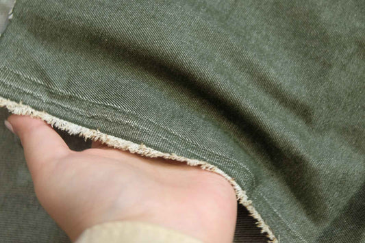 Matcha Green Midweight Denim – Mill Deadstock | 2..2 yds - BUBBO