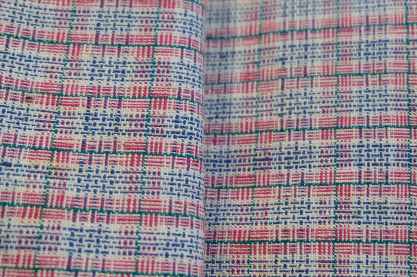 Peach Blossom Reed: Pink Tǔbù with Woven Texture - 37.5cm Width | Final 2 Meters - BUBBO