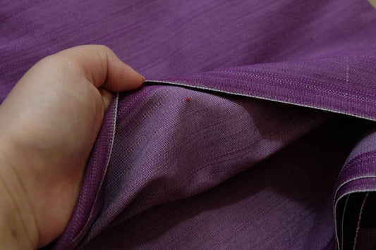 Purple Midweight Cotton Denim Fabric – 57” Wide | 1.6 Yards - BUBBO