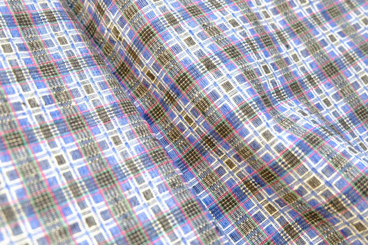 Shanghai Heirloom: Exquisite Double - Sided Tǔbù - Reed Pattern & Well Motif | 33.5cm Width - BUBBO