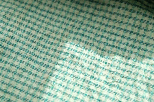 Southern Double-Weave Green Check - Pre-Washed & Ready to Create