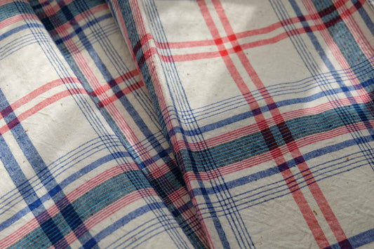 Southern Tǔbù: 'Forest Bloom' Plaid - Hand - Spun Yarn - BUBBO