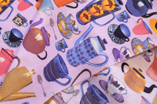 Teatime Print Cotton — 1.6 yd