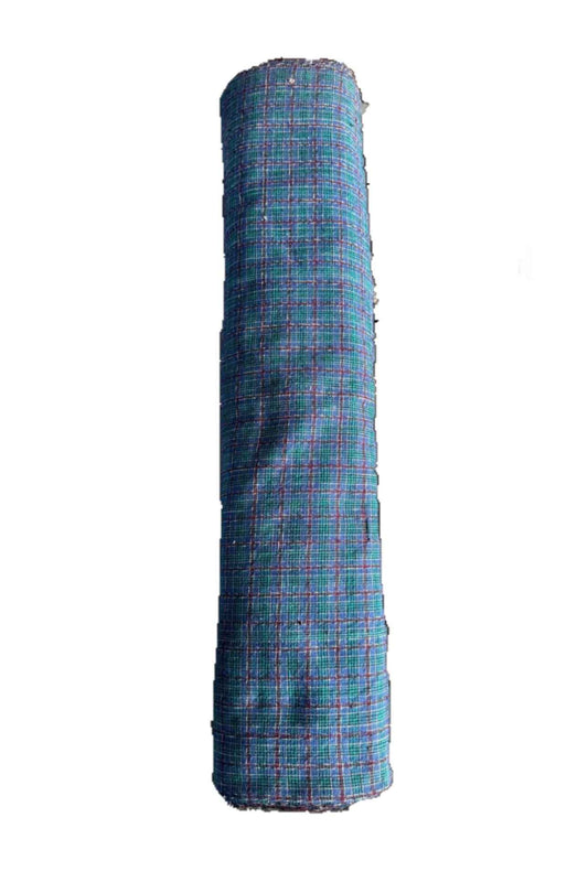 Vintage Fengxian Colorful Check Heritage Southern Cloth - 8-Meter Unopened Textile Roll