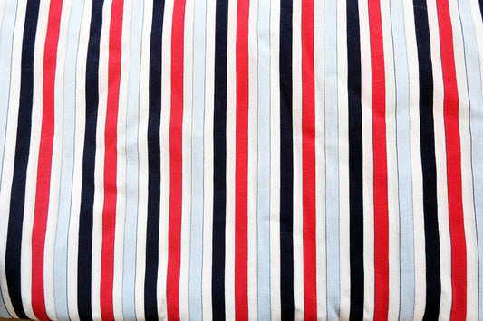 Woven Stripe Jacquard in Cotton–Nylon Blend - 2.2yds - BUBBO