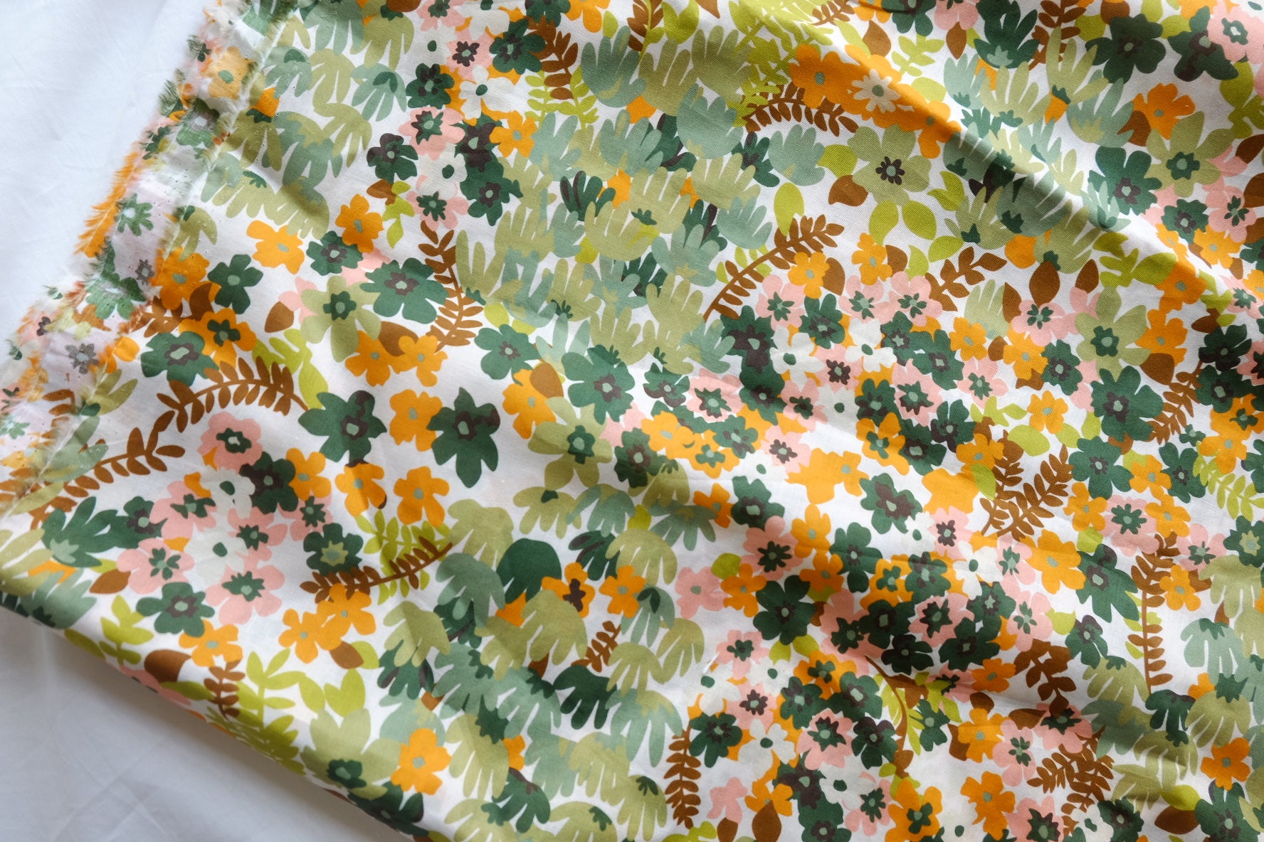 Retro Meadow Cotton Voile – 3.3 yd