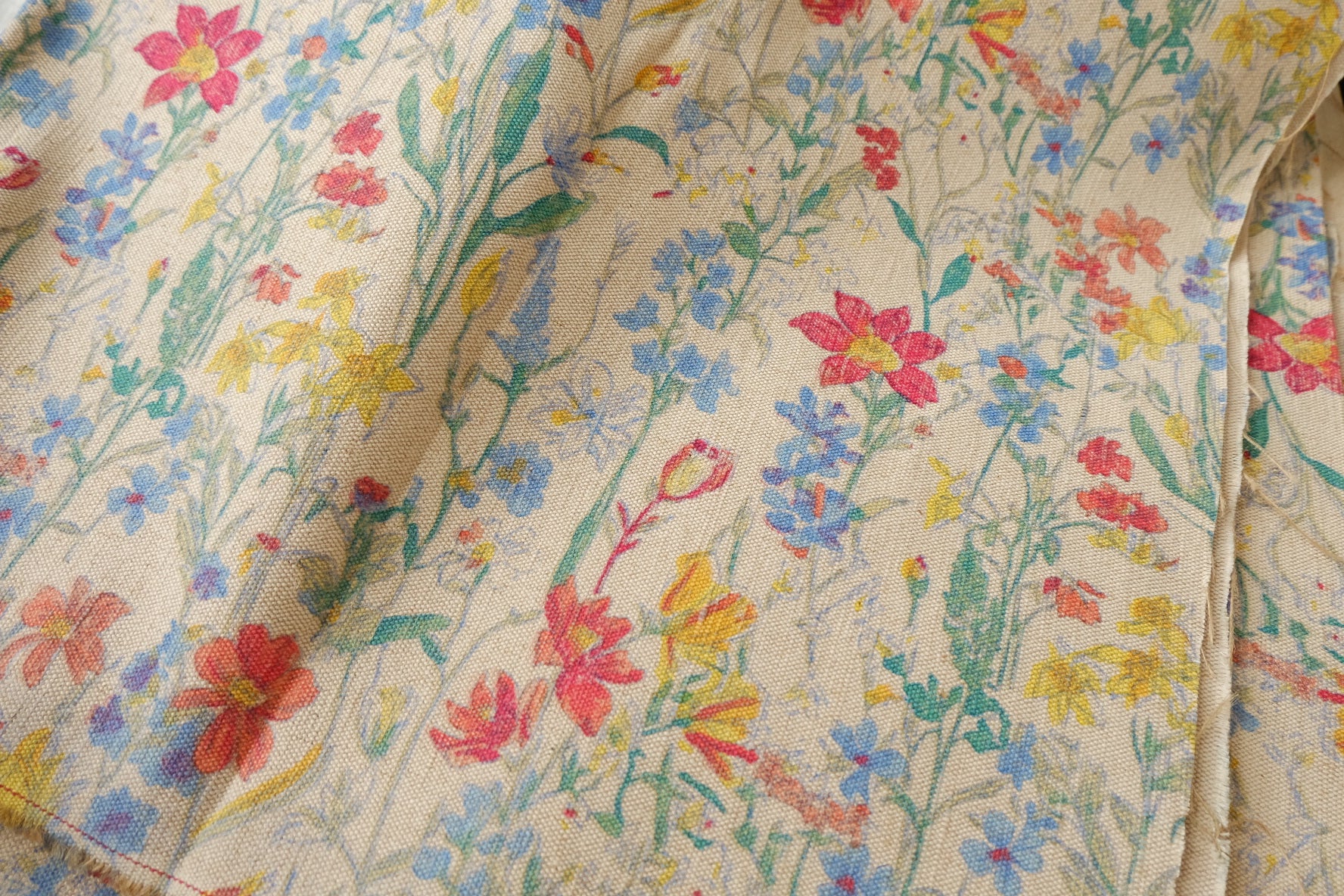 Wildflower Heavy Linen Canvas, 2.2 Yards