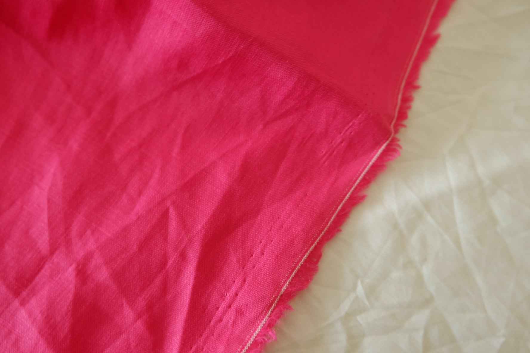 Hot Pink 14s Pure Linen – 2.19 yd