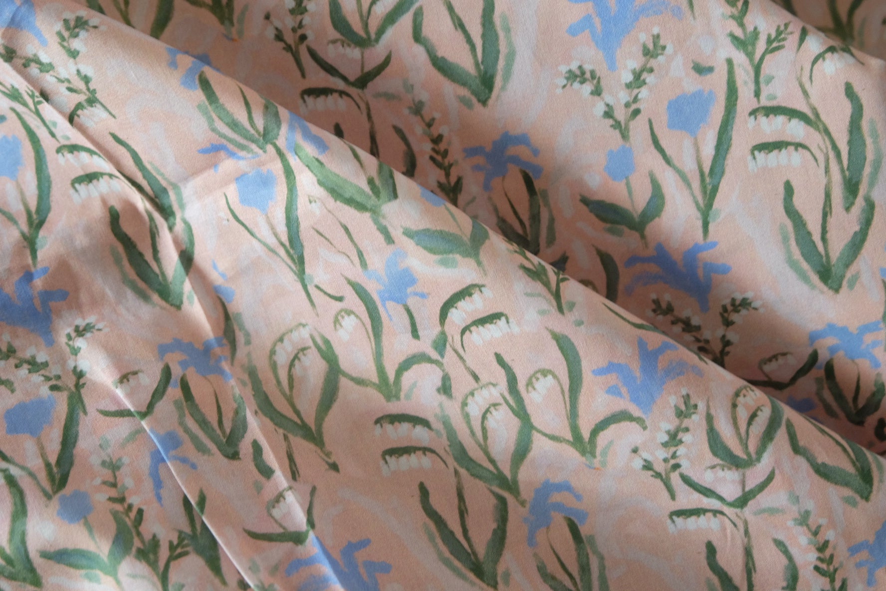Blush Meadow Floral Cotton Lawn – 3.83 yd
