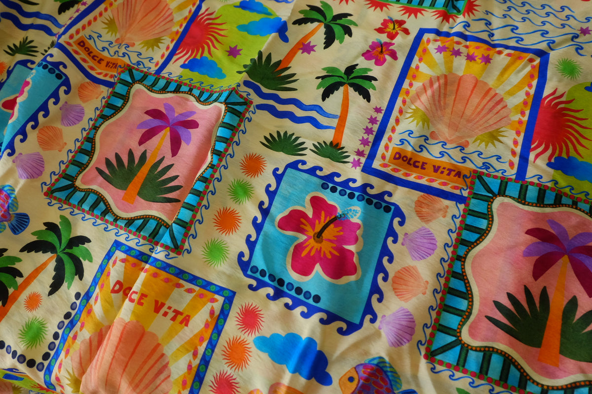 Dolce Vita Tropical Holiday Tencel Cotton – 1.64 yd