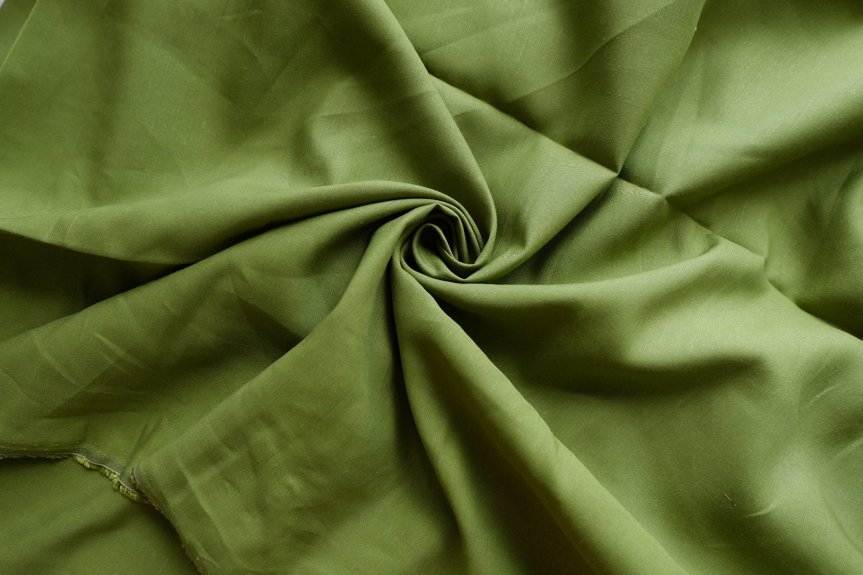 Olive Lyocell Linen Blend – 1.6 yd