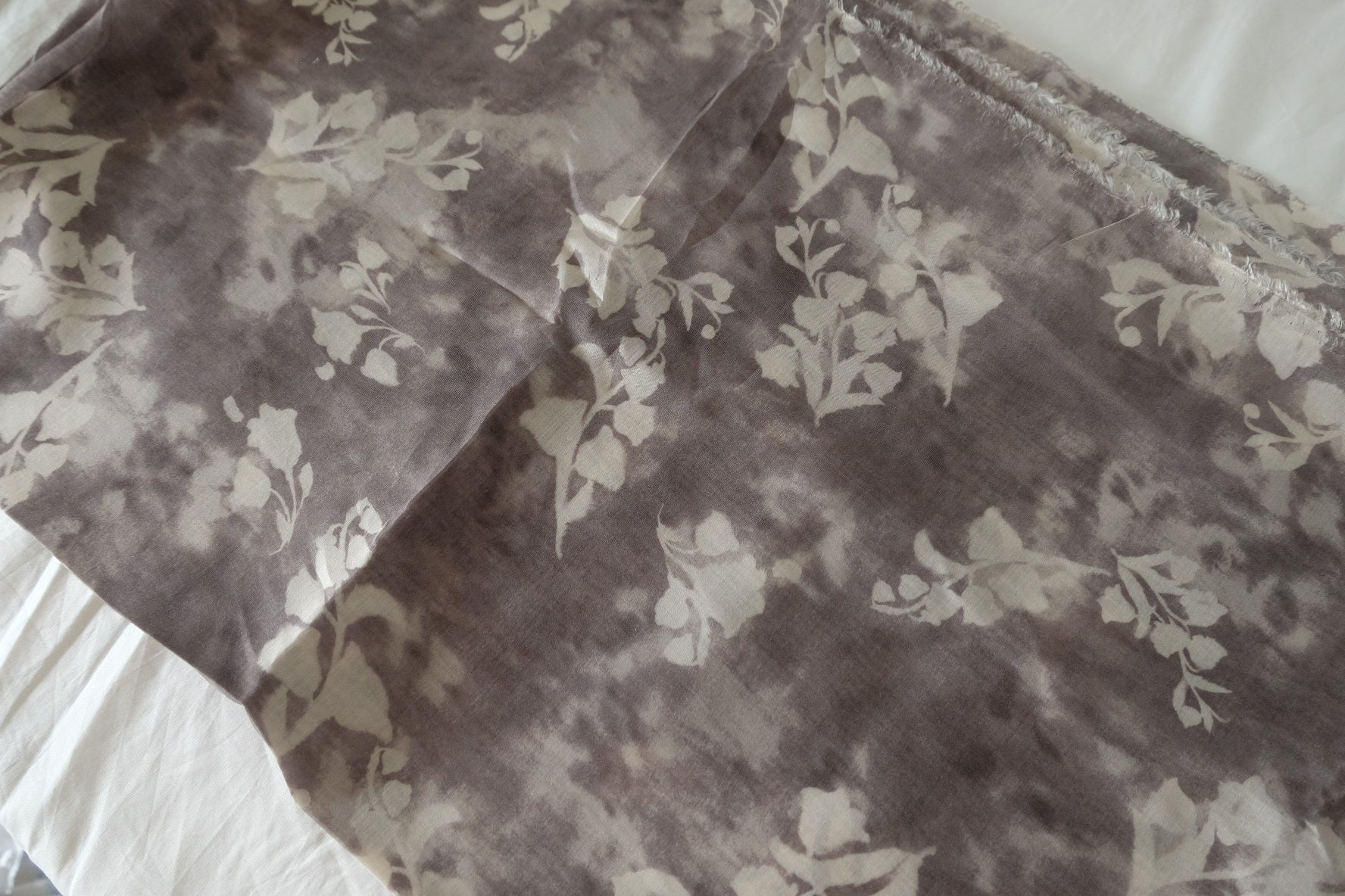 Smoky Botanical Tencel Nylon Fabric – 3.28 yd