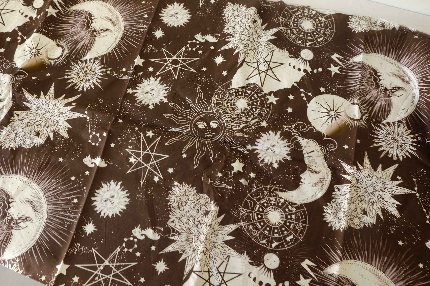 Celestial Moon Cotton Fabric – 1 yd