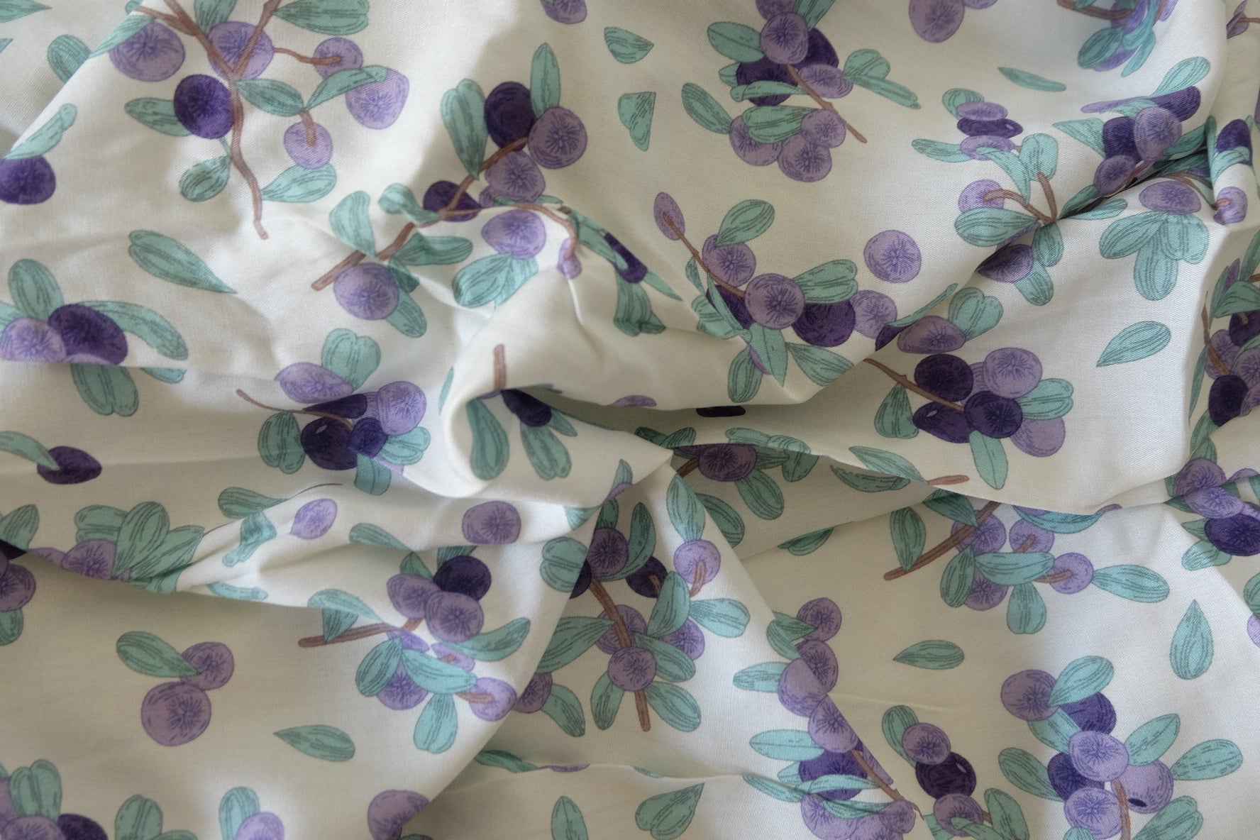 Purple Berry Rayon Challis Fabric – 3.3 yd