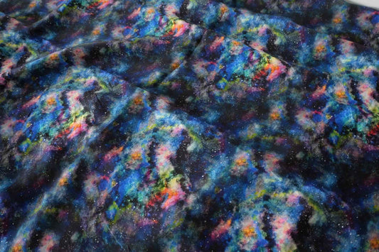 Galaxy Print Rayon Fabric – 1.9 yd