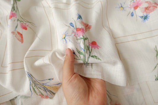 Wildflower Frame Lyocell Linen Blend, 2.19 Yards