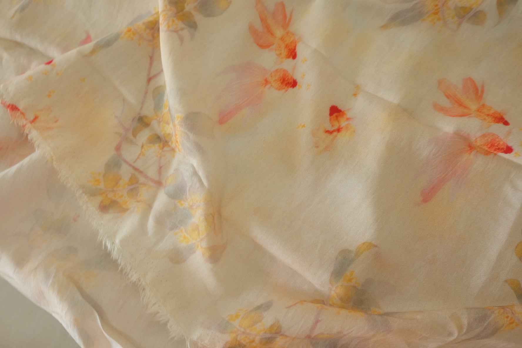 Soft Tencel Linen Floral Fabric – 3.3 yd