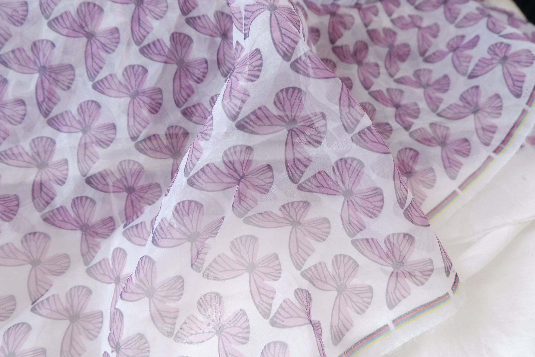Lavender Bow Organza, 3.3 Yards