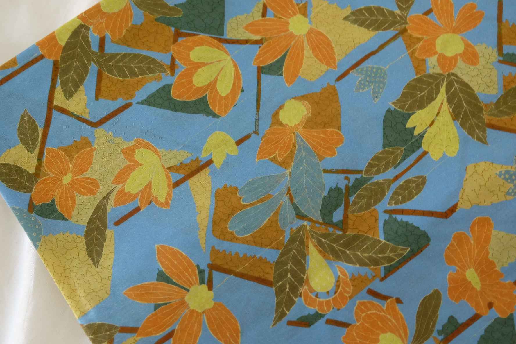 Autumn Floral Cotton Lawn Fabric – 2.2 yd
