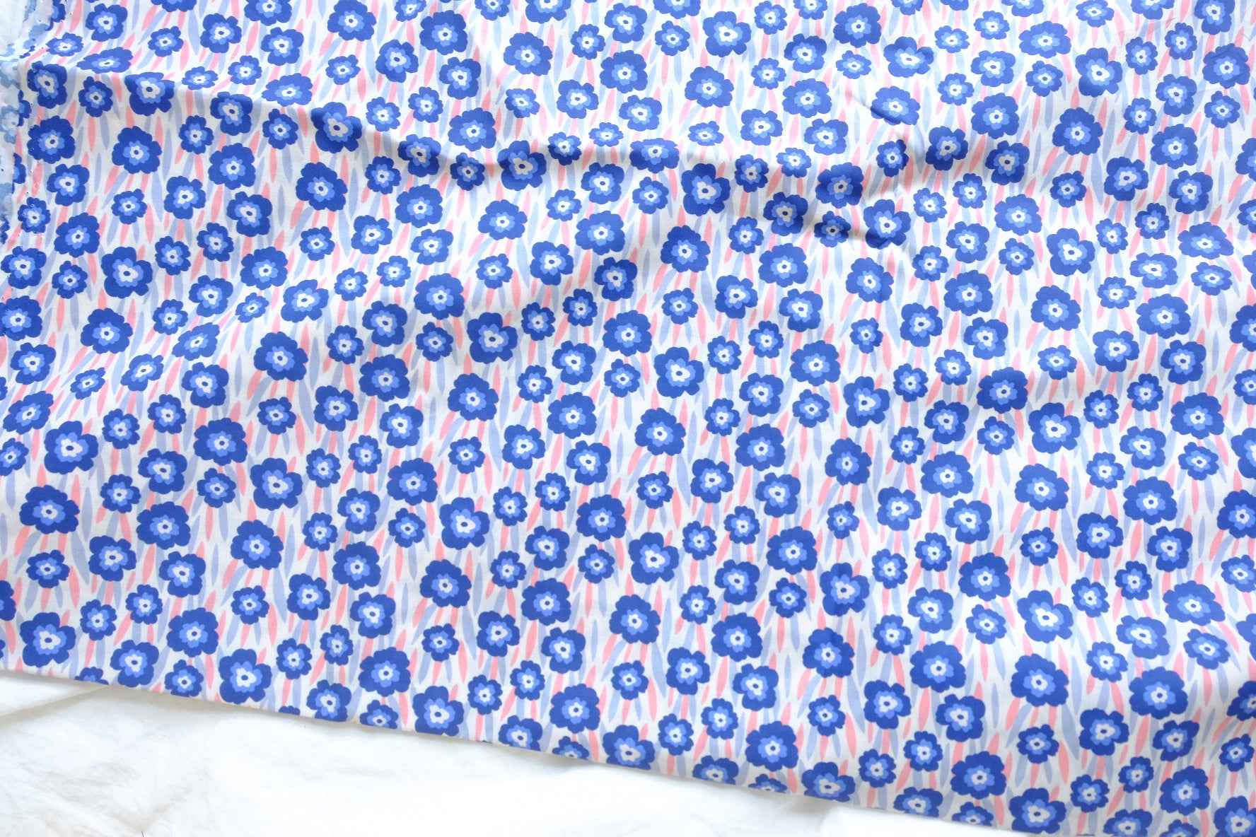 Double-Border Embroidered Cotton Linen Nylon Fabric - 3.28 yd