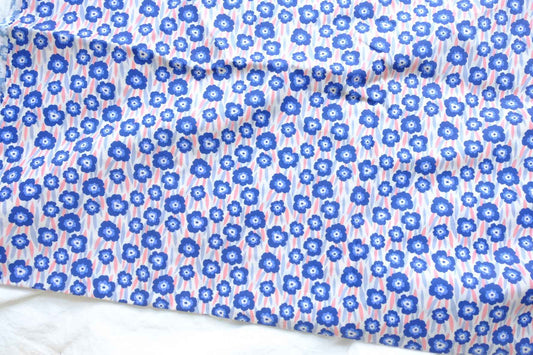 Double-Border Embroidered Cotton Linen Nylon Fabric - 3.28 yd