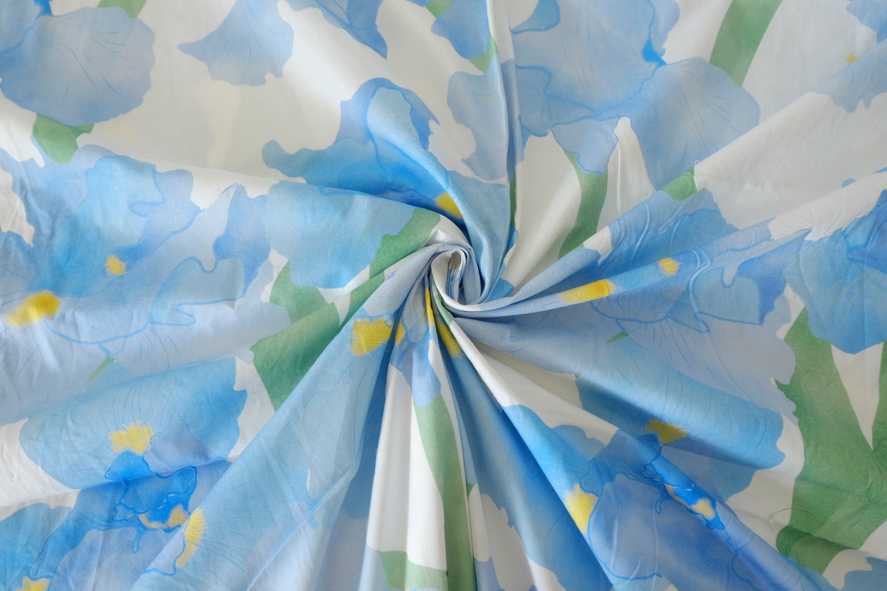 Blue Iris Cotton Fabric – 2 yd