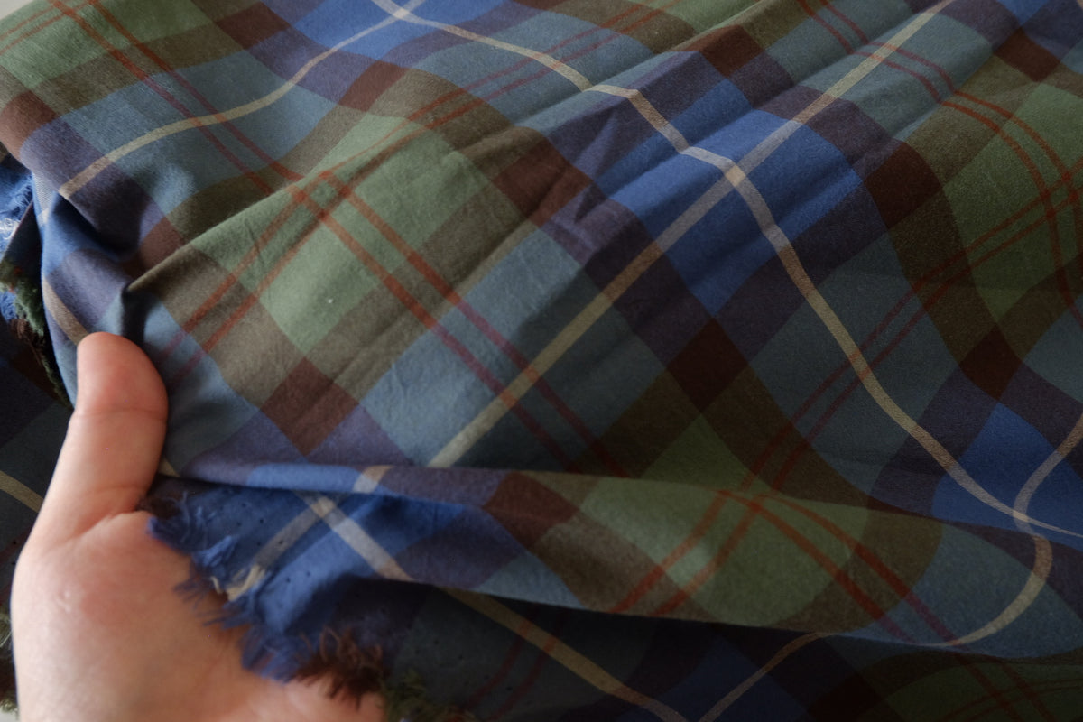 Washed Heritage Check Organic Cotton – 2.2 yd