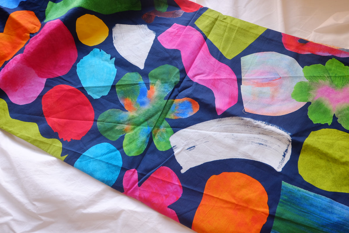 Bold Abstract Heavy Cotton Poplin – 1.6 yd